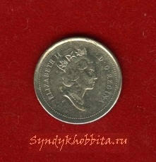10 центов 1998 год Канада